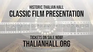 Historic Thalian Hall Classic Film Presentation June 2021