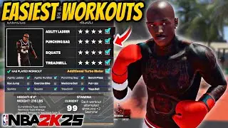 BEST GATORADE WORKOUTS IN NBA 2K25! CHANGE BODY TYPE + ADDITIONAL TURBO METER! EASY 4 STAR SESSIONS