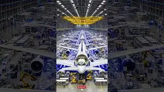 The making of an advanced jet! Incredible #shorts #aircraftbuild #aerospace #precision #trendingnow