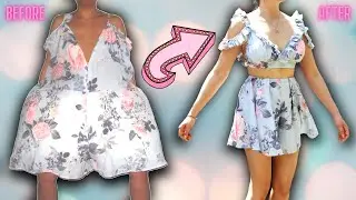 Upcycle Romper Into Two Piece Set