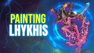 Painting Lhykhis: Pink/Purple OSL Glow Effect Tutorial | Warhammer 40k Aeldari