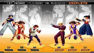 KOF2002UM Yuri,Mai y May Lee