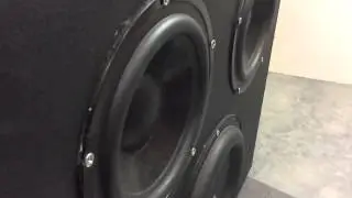 Kenwood KDC-M3001 Subwoofer flex test 300w mini amp