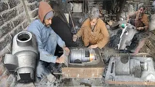Aluminum Casting Industrial Parts | Incredible Skills Of Casting A Industrial Machine Parts
