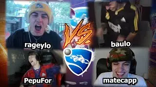 EPIC ROCKET LEAGUE por PLATA | LOLO, PEPUFOR vs BAULO, MATECAPP