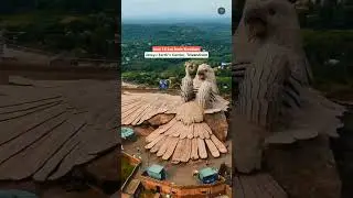 Biggest bird statue 🤩❤️