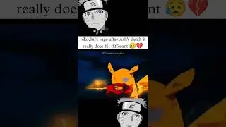 pikachu's rage after Ash's death it really does hit different 😥💔 #pikachu #ash
