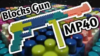How to make MP40 toy gun with blocks