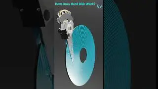 Как работает жесткий диск ❓ | Хранение данных на HDD | #короткиесообщения #тренды #жесткийдиск