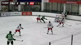 Jet Greaves Great Cross-Crease Save vs. Stars (2021 Traverse City Tournament)