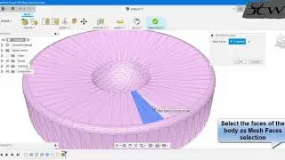 Autodesk Fusion : Solid to Mesh Model Conversion