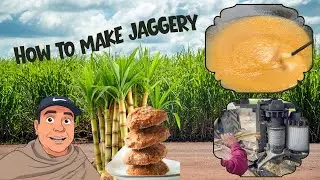 How To Make Jaggery , (ਗੁੜ ) From Suger Cane