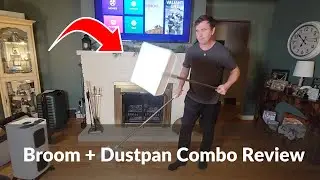JOYMOOP Broom and Dustpan Set Review | Upright Design with Comb Teeth for Pet Hair & Floors