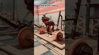 New pr150kg🔥dead lift |#shortsfeed #deadlift #gym #shortvideos #youtube #viral #motivation #shorts