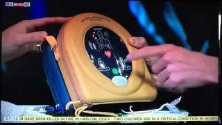 AED Demonstration on Sky News - Our Public Access Defibrillator