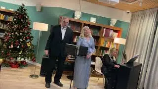 Ночь тиха. Людмила Веверис, Владимир Бескибалов, piano - Елена Леменкова Таганка, Москва.24.12.25г