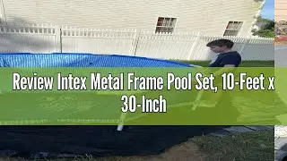 Review Intex Metal Frame Pool Set, 10-Feet x 30-Inch
