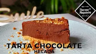TARTA HELADA de CHOCOLATE con Thermomix.   Muy fácil y rápida de hacer.