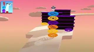 Stack Rider🧶All Gameplay Android-iOS Maximum Unlocked Mobile Game, Every day Play Enjoy SR29Shorts