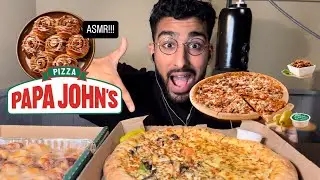 PAPA JOHNS PIZZA ASMR!!!