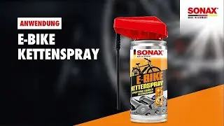 How to use SONAX E-Bike Chain Spray