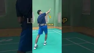 Backhand Clear Exercise Part 1 🔊 #badminton