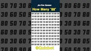 How Many 88 Numbers did you see! #shorts