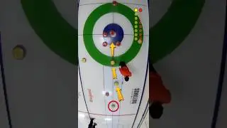 Incredible Curling Shot! 🥌 #curling