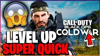 How to level up SUPER QUICK in COD Cold War!