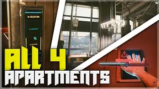 ALL 4 New Apartment Showcase - Cyberpunk 2077