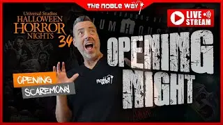 В ПРЯМОМ ЭФИРЕ: Открытие Scaremony Halloween Horror Nights 34! Премьера HHN 2025 в Universal Orla...