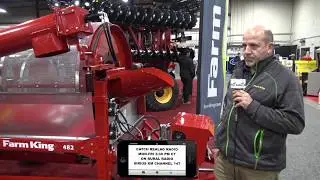 Clean grain just about anywhere with Farm King's 482 mobile cleaner