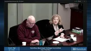 Hamilton Municipal Heritage Committee - January 16, 2026