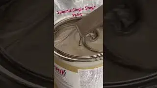 Summit single stage paint job with surprising results