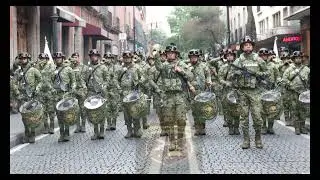 Desfile 16 de Septiembre 2024 en la ciudad de M&eacute;xico Banda de la Infanter&iacute;a de Marina