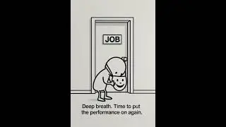 It takes so much energy just to walk through that door and pretend. I&rsquo;m already tired