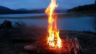 Canoe Camp Early Winter w  Deer Meat Bannock