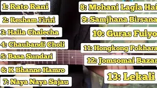 Deusi Tihar Mashup Song - Guitar Lesson | Easy Chords |