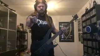 Desolator - Age of Annihilation bass playthrough (Swedish Old School Death Metal)