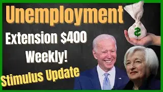 QUICK UPDATE: Unemployment Extension $400 PUA | Joe Biden Stimulus Update | Unemployment Benefits