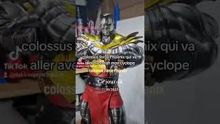 Colossus de la Force Phoenix. impression 3D r&eacute;sine. #impression3d #marvel #xmen #colossus