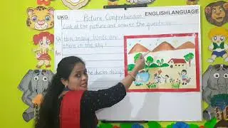 U K G English Language  Picture Comprehension