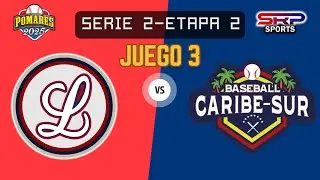 Leones de León 🆚 Caribe Sur  - Juego 3 EN VIVO #Pomares2025