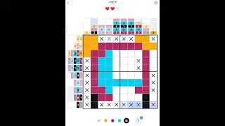 NONOGRAM COLOUR LEVEL 15|NONOGRAM COLOUR GAMEPLAY|#budimahilagaming #nonogram