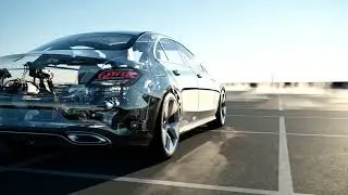 Transparent Mercedes