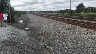 NS 204 heading northbound through Harrisburg NC with NS 9515 leading with a beautiful P5 horn