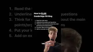 PLAN Cambridge Writing in less than 5 mins - it SAVES you time and marks.