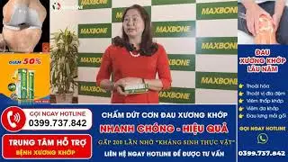 [ HTV9 ] chia sẻ : Vi&ecirc;n sủi MAXBONE giải ph&aacute;p V&agrave;ng cho Xương Khớp.