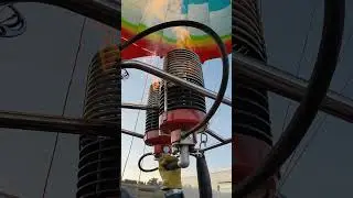 Fire it up! Inside a hot air balloon