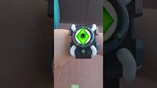 Omnitrix toy with vfx + transformation #omnitrix #ben10 #vfx #benten #cgi #edit #nodevideo